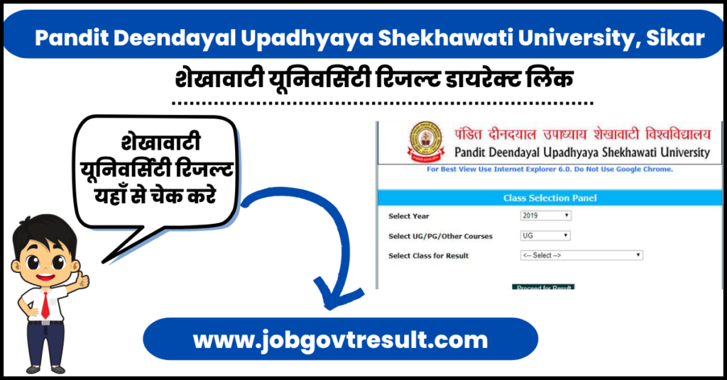 Shekhawati University BA 2nd Year Result 2022