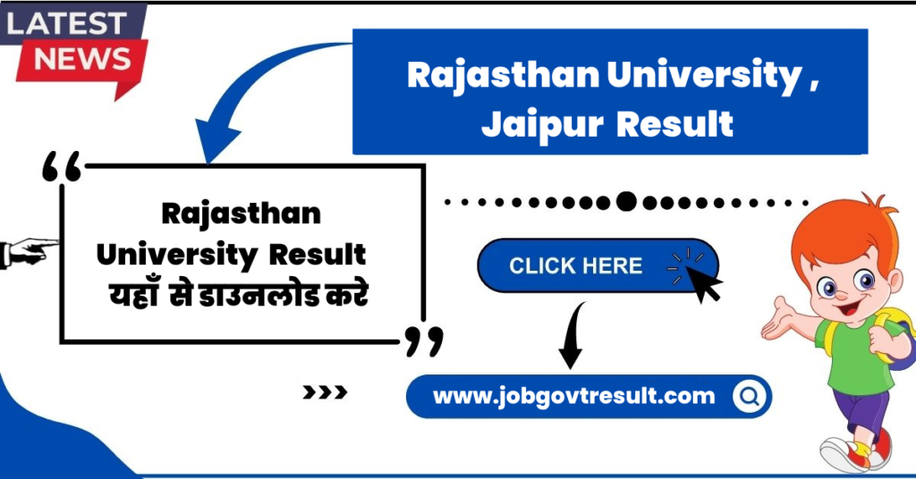 Rajasthan University BED 1ST Year Result