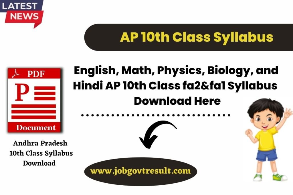 AP 10th Class fa2 Syllabus 2022-2023