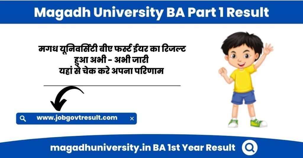 magadhuniversity.in BA 1st Year Result