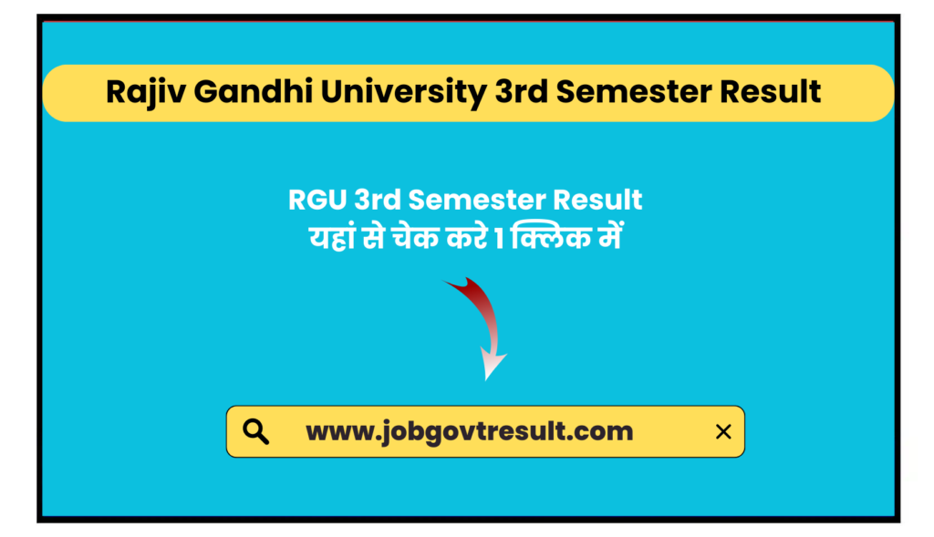 Rajiv Gandhi University 3rd Semester Result