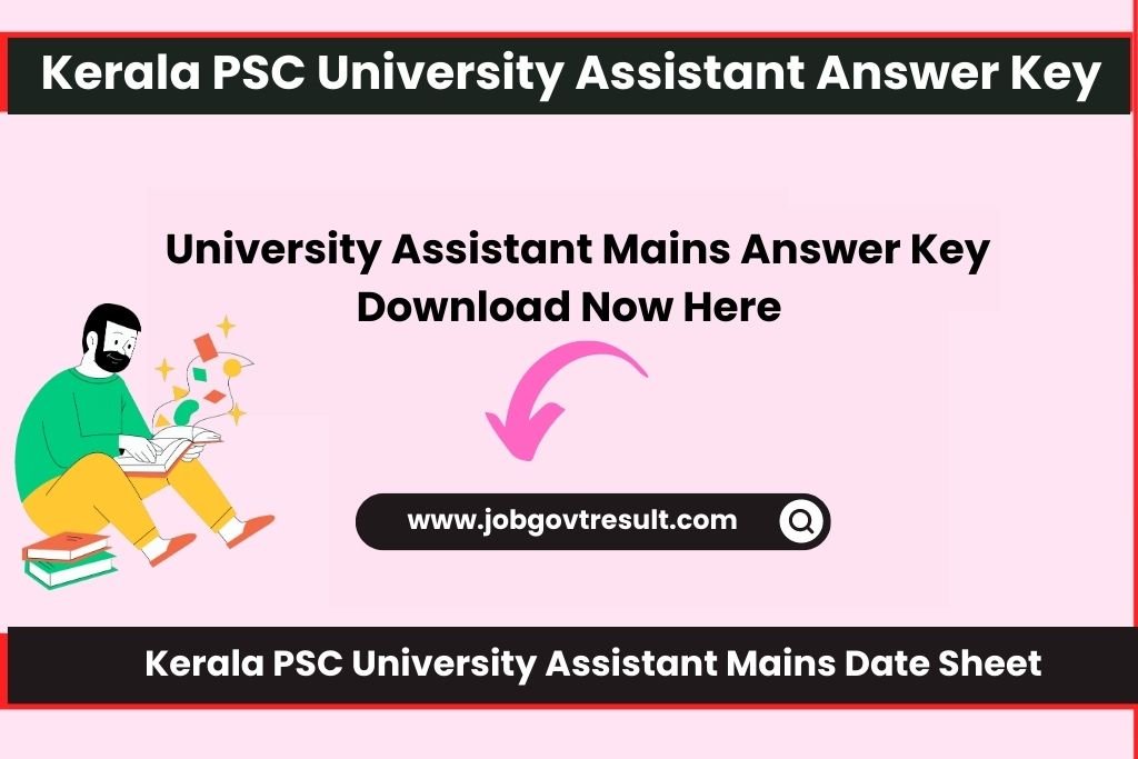 Kerala PSC University Assistant Answer Key 