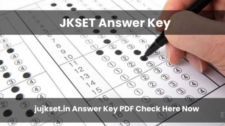 jujkset.in Answer Key PDF