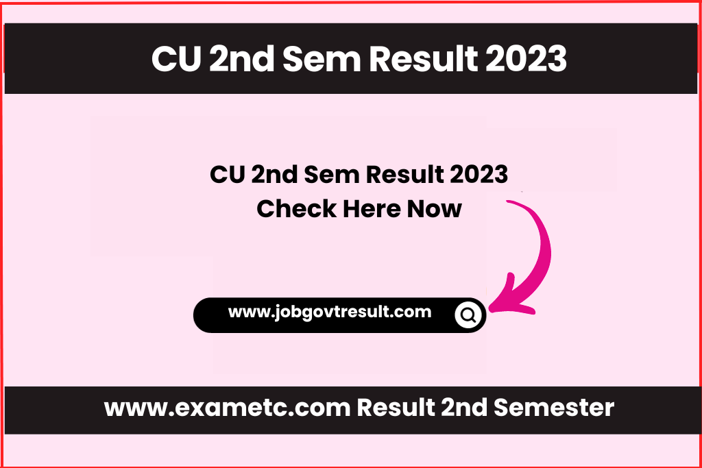 CU 2nd Sem Result 2023