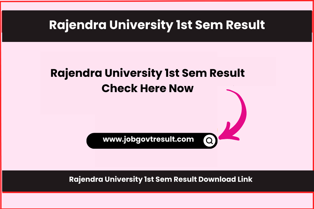 Rajendra University 1st sem Result